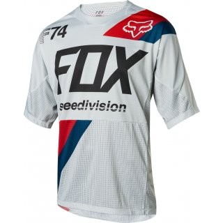 Fox Demo SS Drafter Jersey cloud grey 2018 S preview image