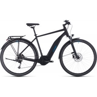 Cube Touring Hybrid ONE 500 black´n´blue 2020 50 cm preview image