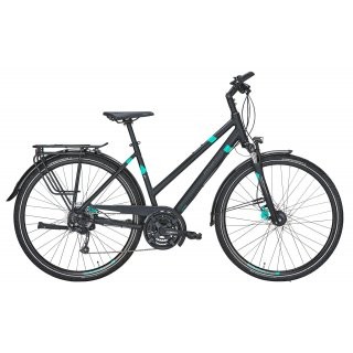 Pegasus Solero SL Disc 24 Damen Trapez schwarztürkis 2019 53cm preview image