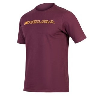 Endura One Clan Carbon T-Shirt Mulberry 2018 XL preview image