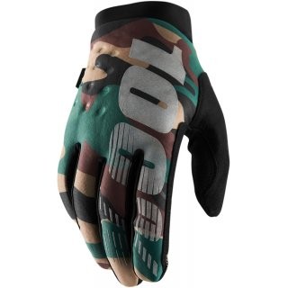 100% Brisker Cold Weather Glove (FA18) Camo Black XL preview image